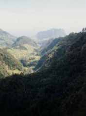 Aussicht �ber das untere Metade-Tal bis zum Adlerfelsen (1996)