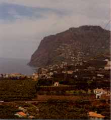 Blick auf Camara de Lobos und Cabo Girao (1990)